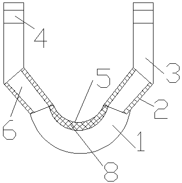 Environmentally friendly U-shaped ring with high strength