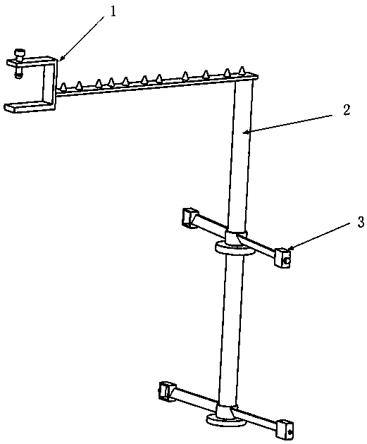 Automatic bird-repellent device used for high-voltage transmission line poles and towers