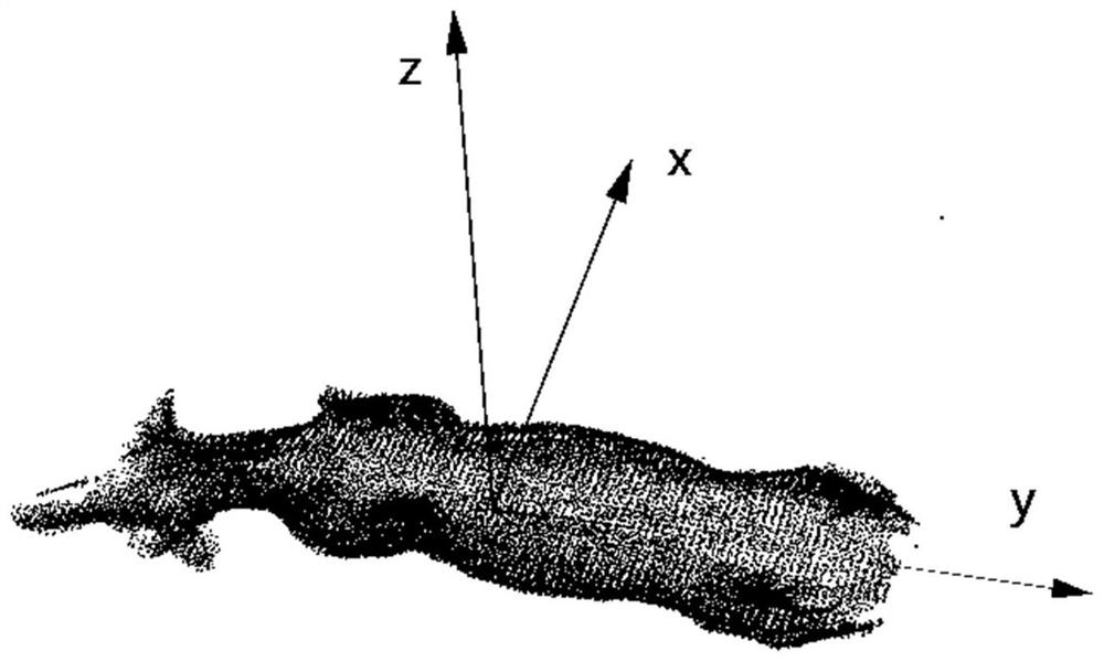 Livestock point cloud bidirectional fault region segmentation method and device