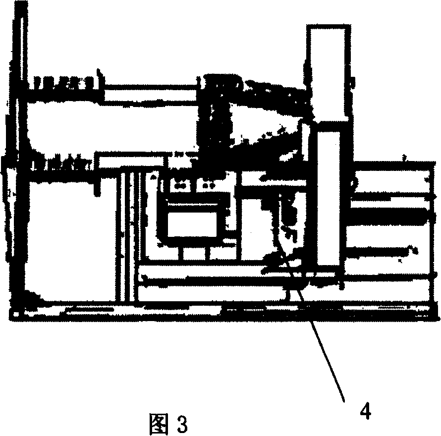 Handcart propelling mechanism of single phase vacuum circuit breaker in electric railway user