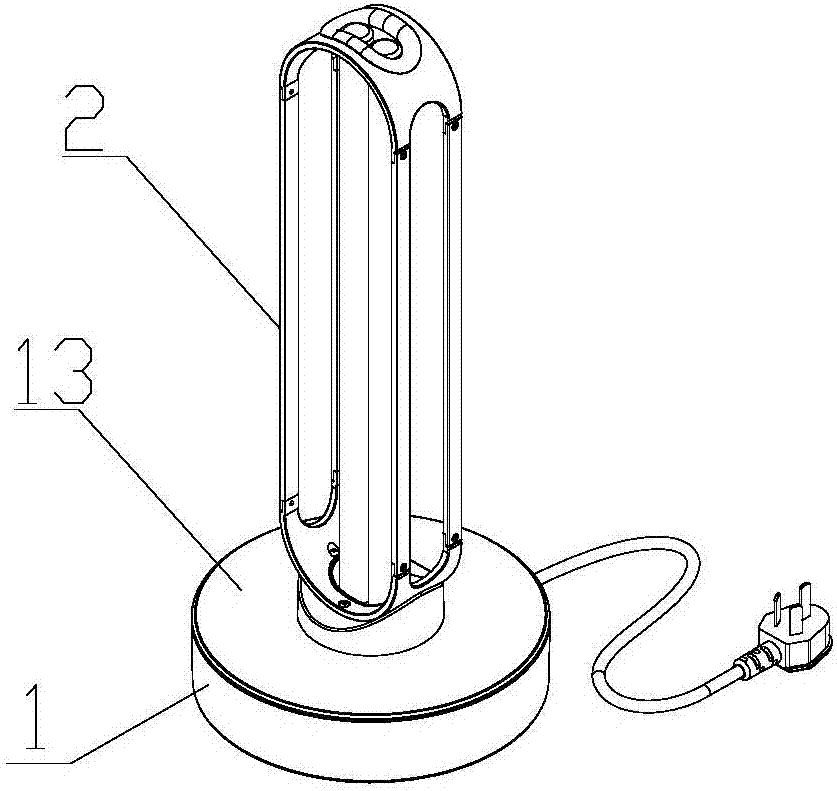 Control system, sterilizing lamp and control method for sterilizing lamp