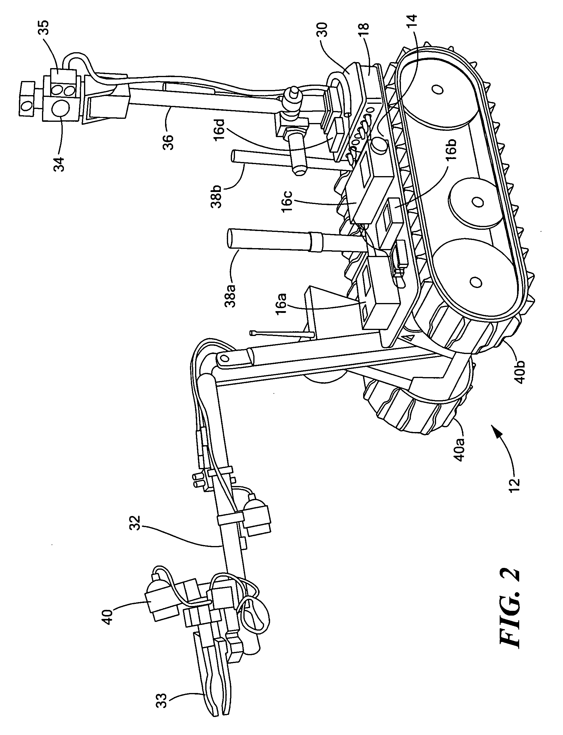 Hazardous materials sensing robot