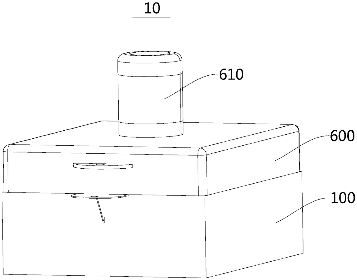 Sealant physical property detection device