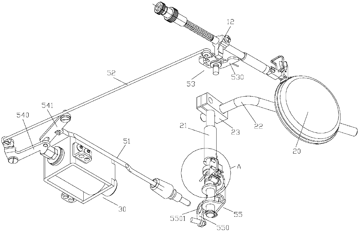 Presser foot mechanism and sewing machine with same