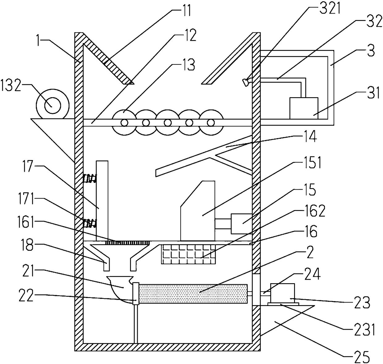 Milling device for monosodium glutamate production