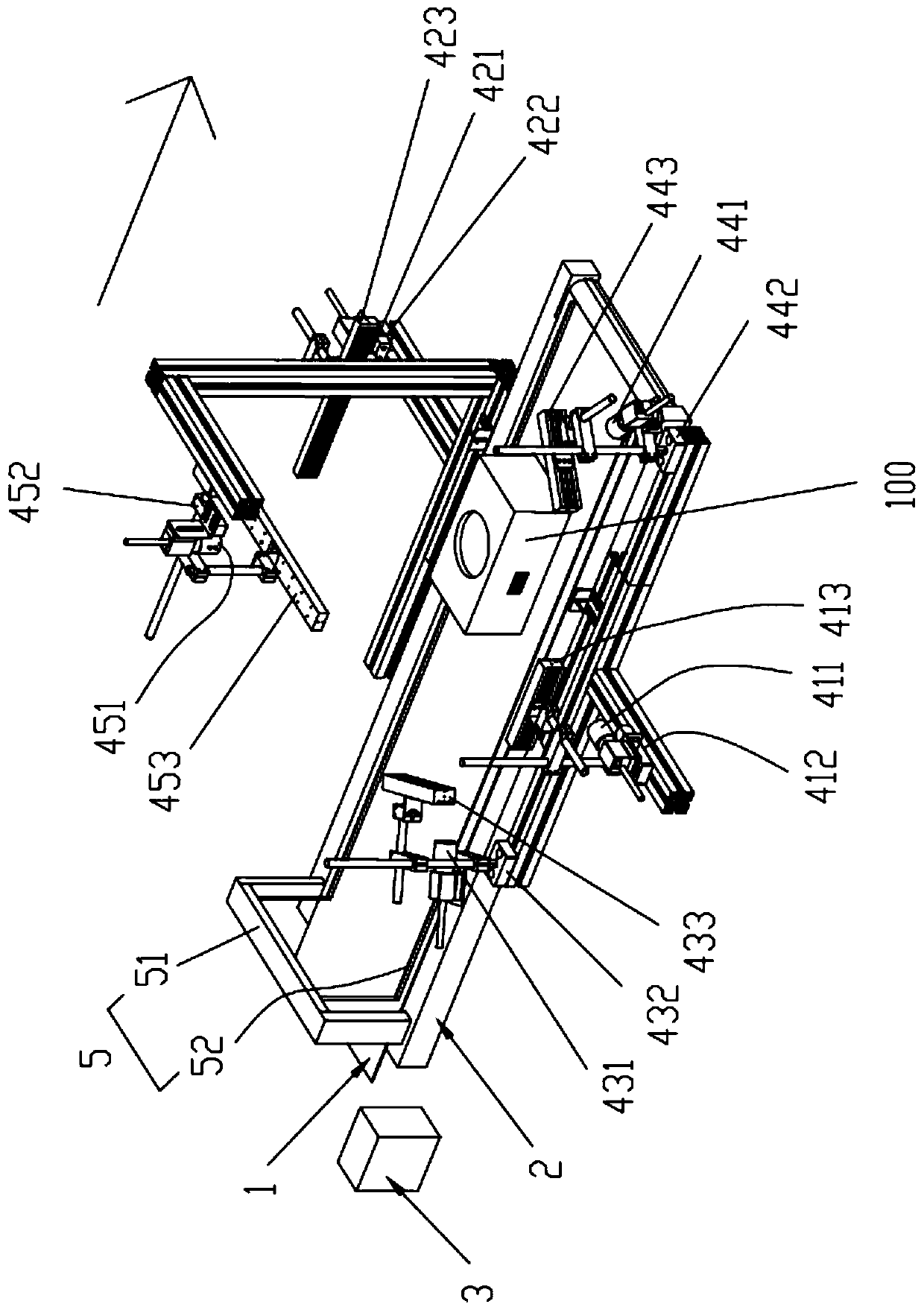 Sorting device for classifying bags