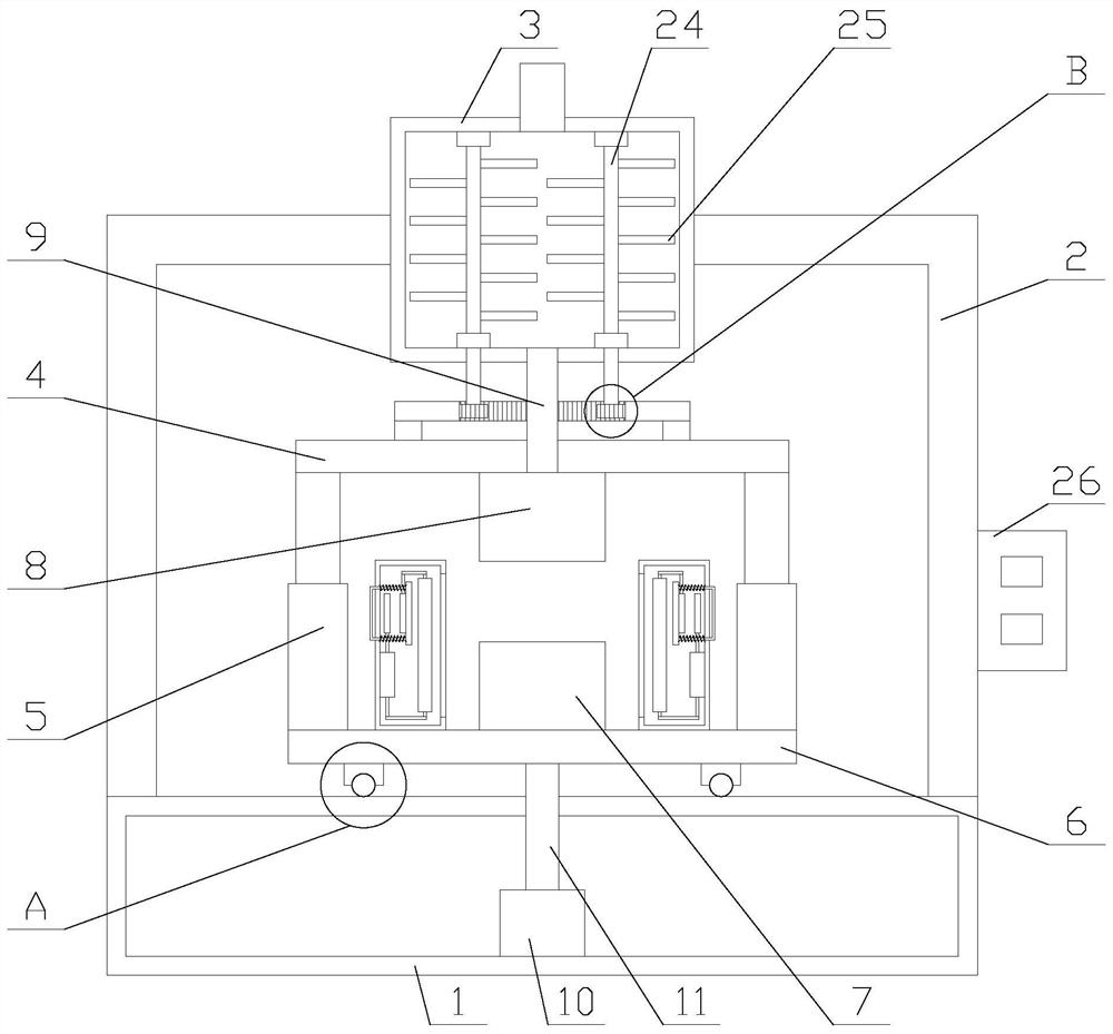 Hydraulic casting equipment with defoaming function