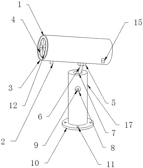 Anti-freezing and fuel-saving air cooling device of multi-cylinder diesel engine