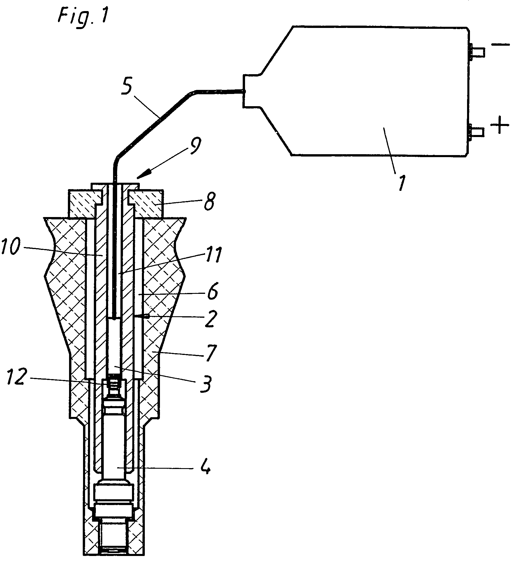 Spark plug connector