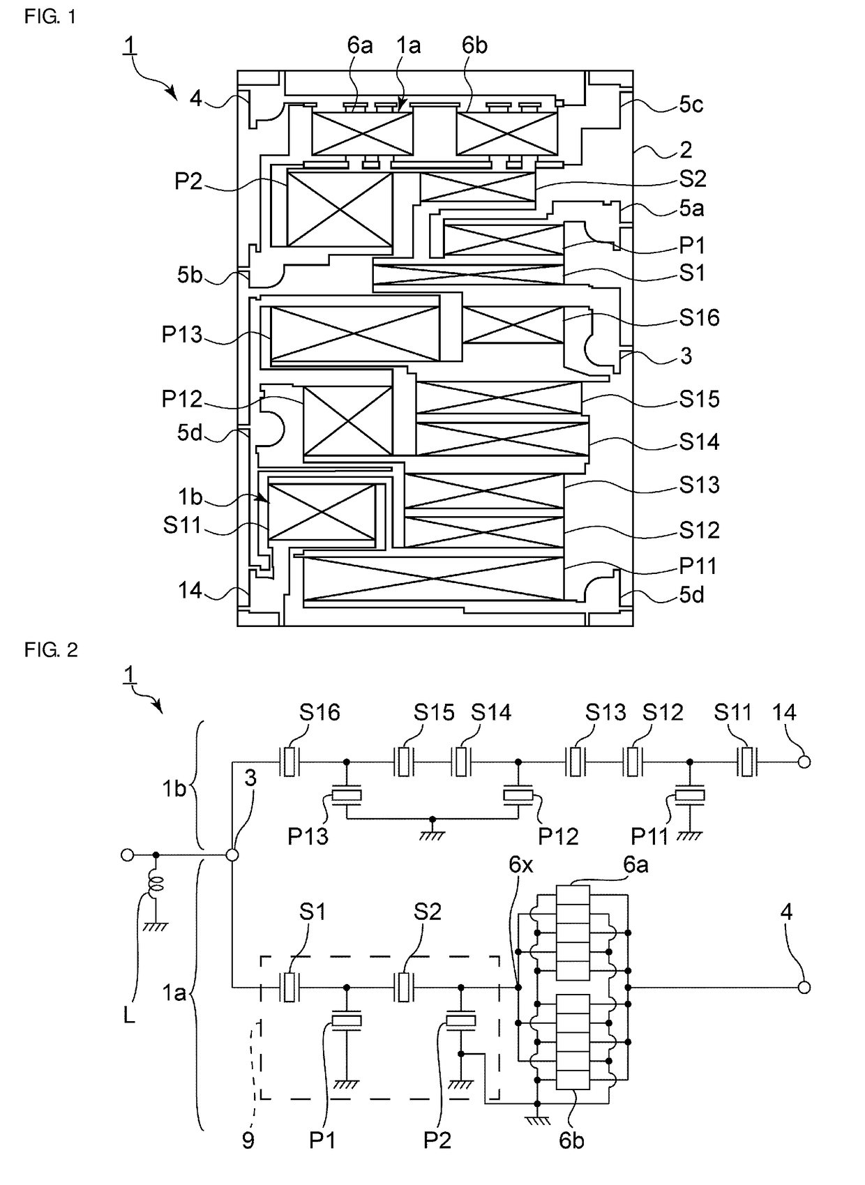 Band pass filter and duplexer