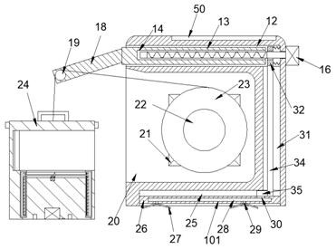 LED lamp for attracting microorganisms and attracting method thereof