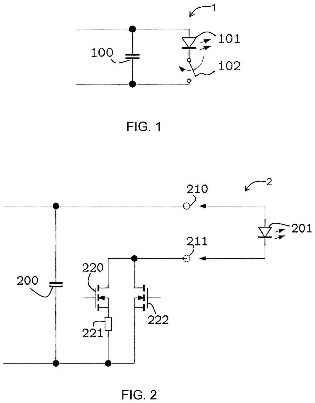 A LED driver and a LED module for use with the driver