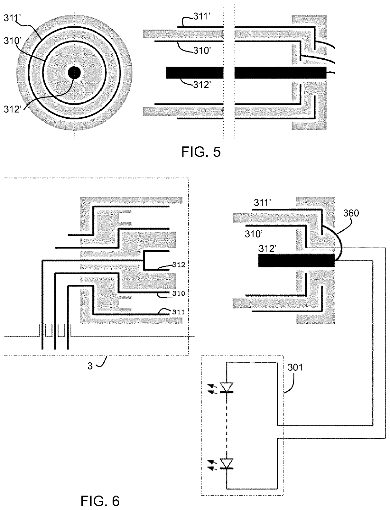 A LED driver and a LED module for use with the driver