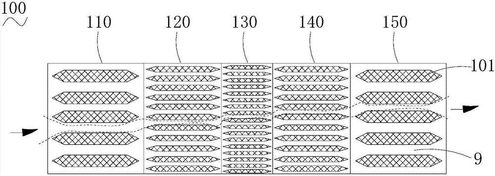 Static mixer and mixing device