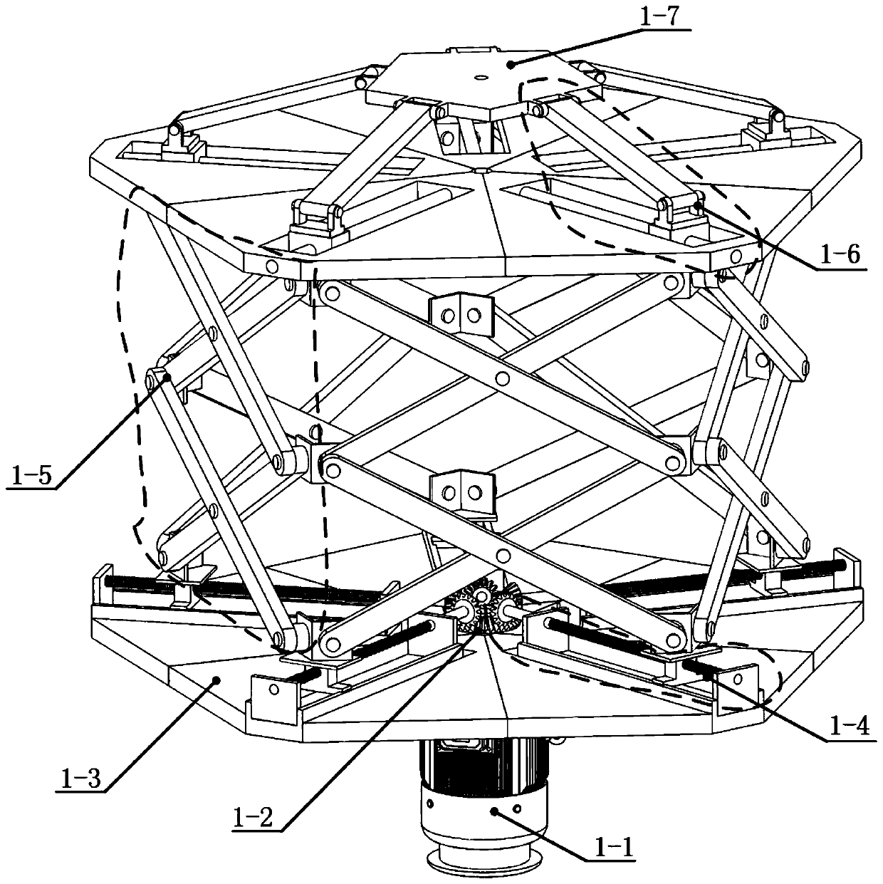 Large-stroke five-degree-of-freedom hybrid machine tool with reconfigurable characteristics