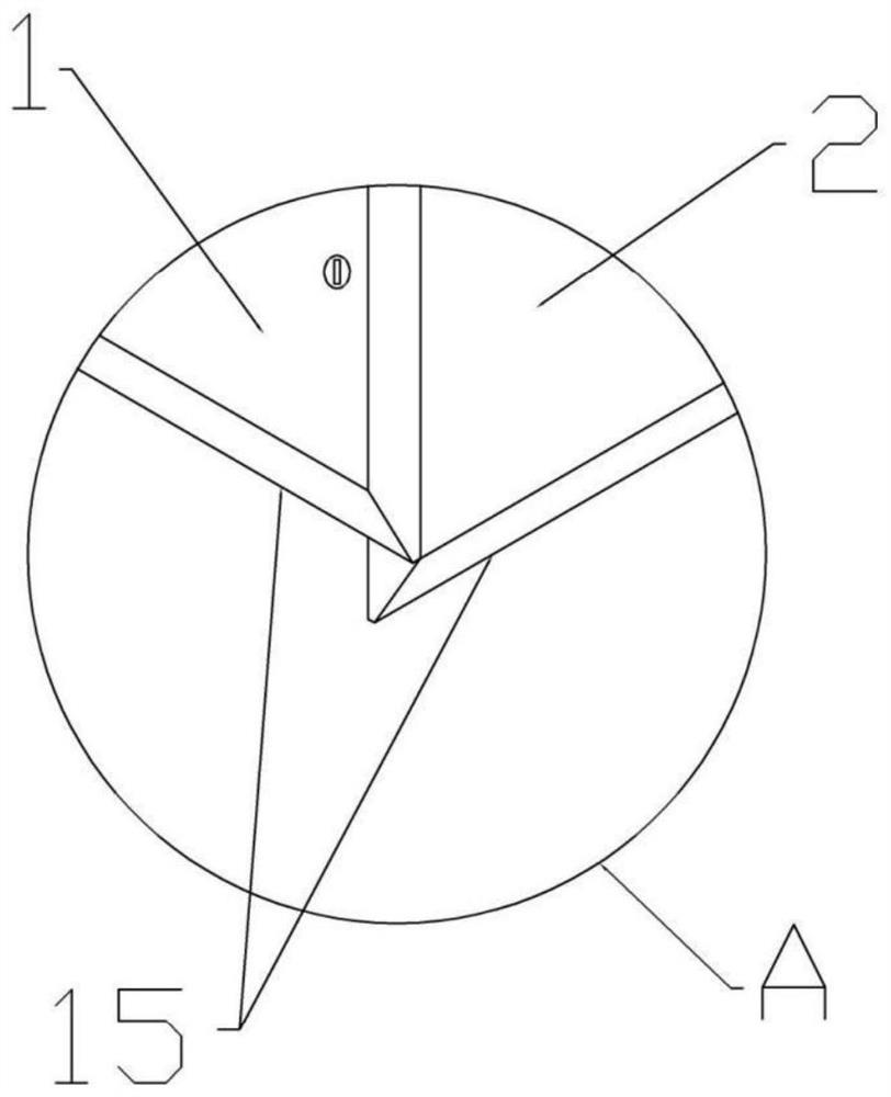 Large-size sample sampling device for undisturbed soil at bottom of foundation pit and using method of large-size sample sampling device