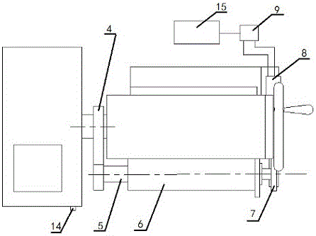 Automatic control method of air cylinder driven numerical control lathe tailstock capable of achieving rigid tapping