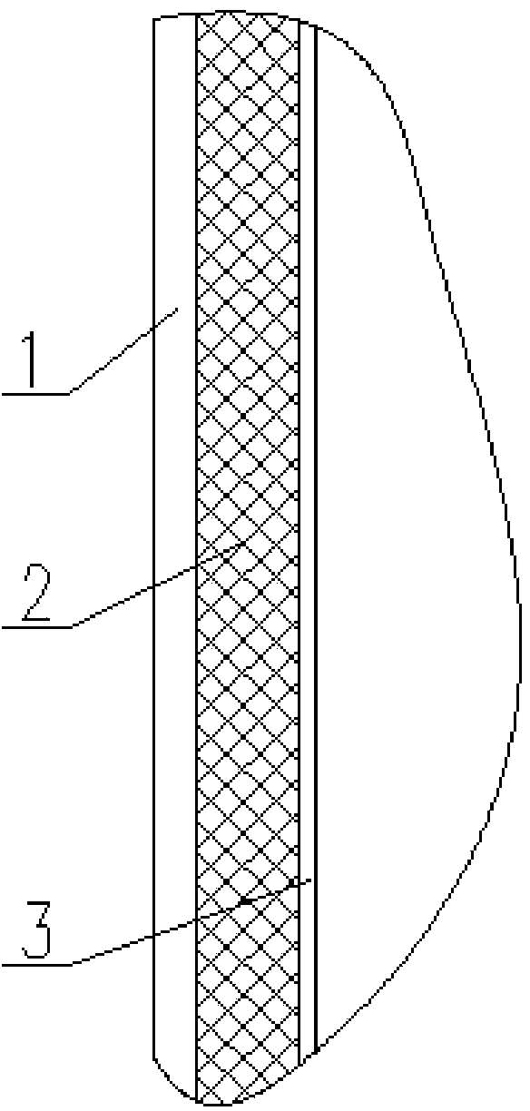 High-temperature storage tank body structure