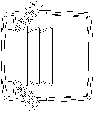 Air conditioner air supply device and air conditioner indoor unit