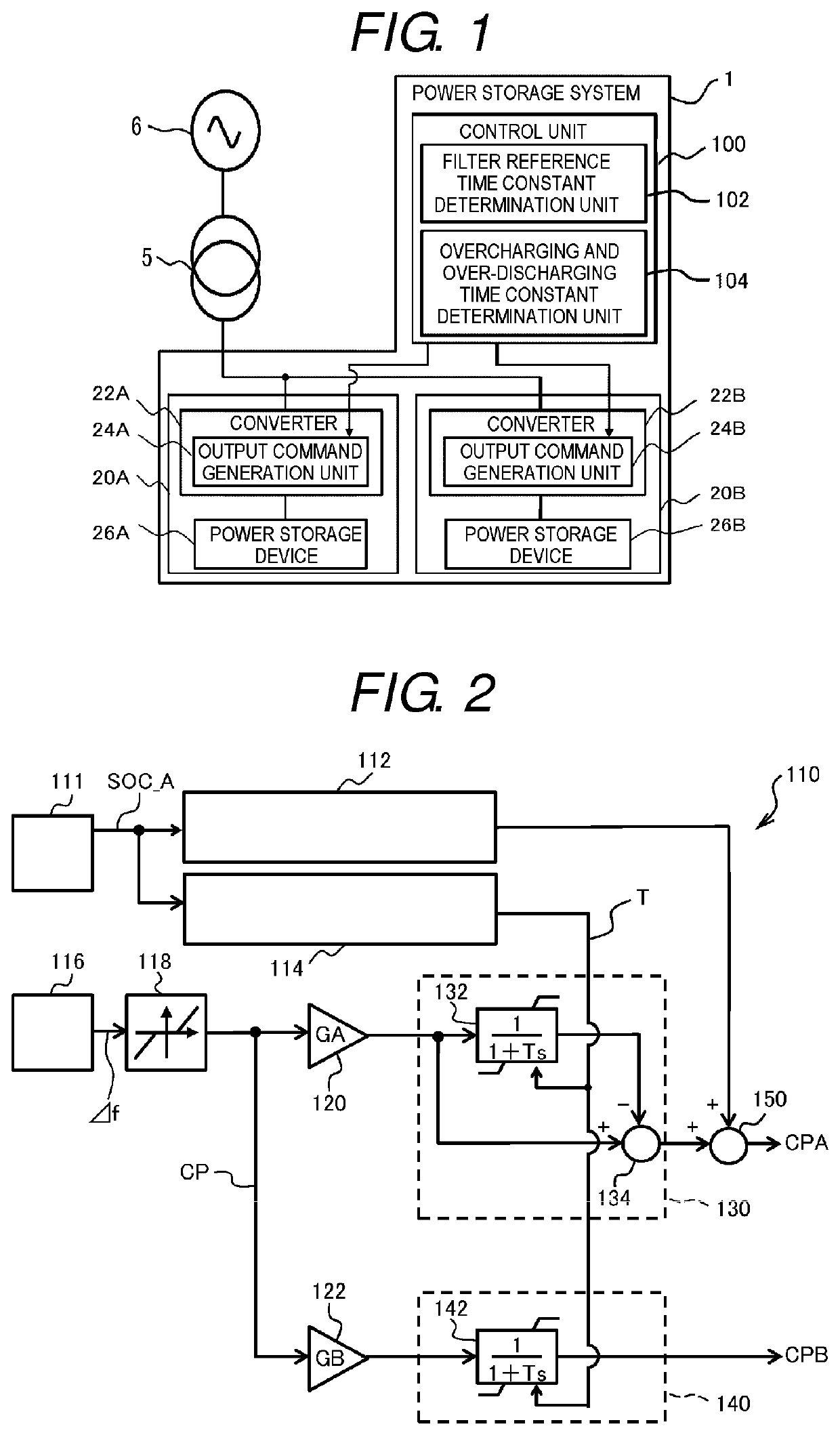 Power storage system control device, power storage system, and program