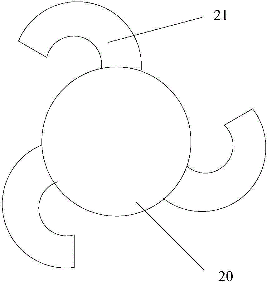 Loop reaction device in slurry bed, application and method for producing hydrogen peroxide