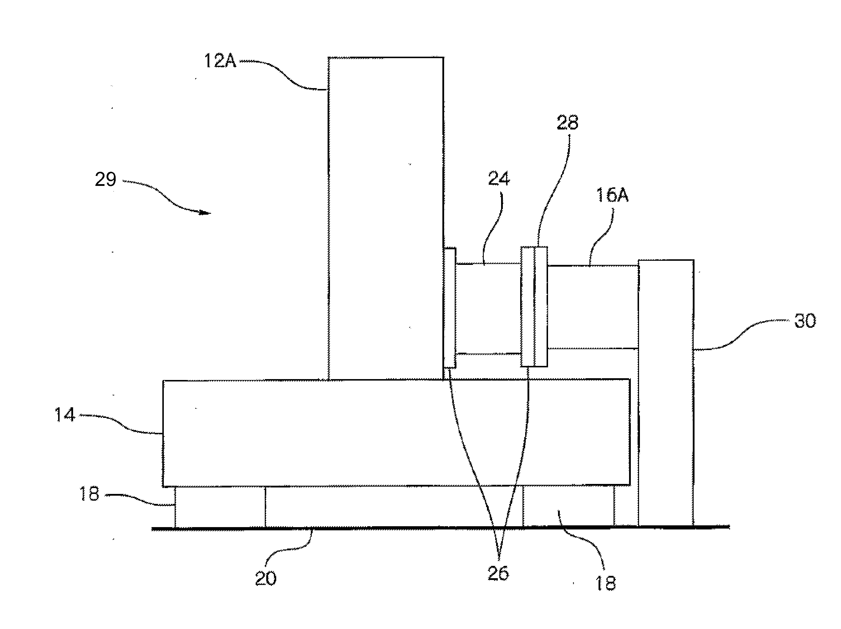 Vacuum pump connecting apparatus and method for installing vacuum pump connecting apparatus