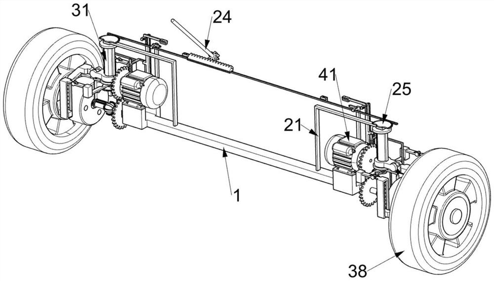 Driving equipment capable of assisting vehicle to steer stably based on new energy vehicle