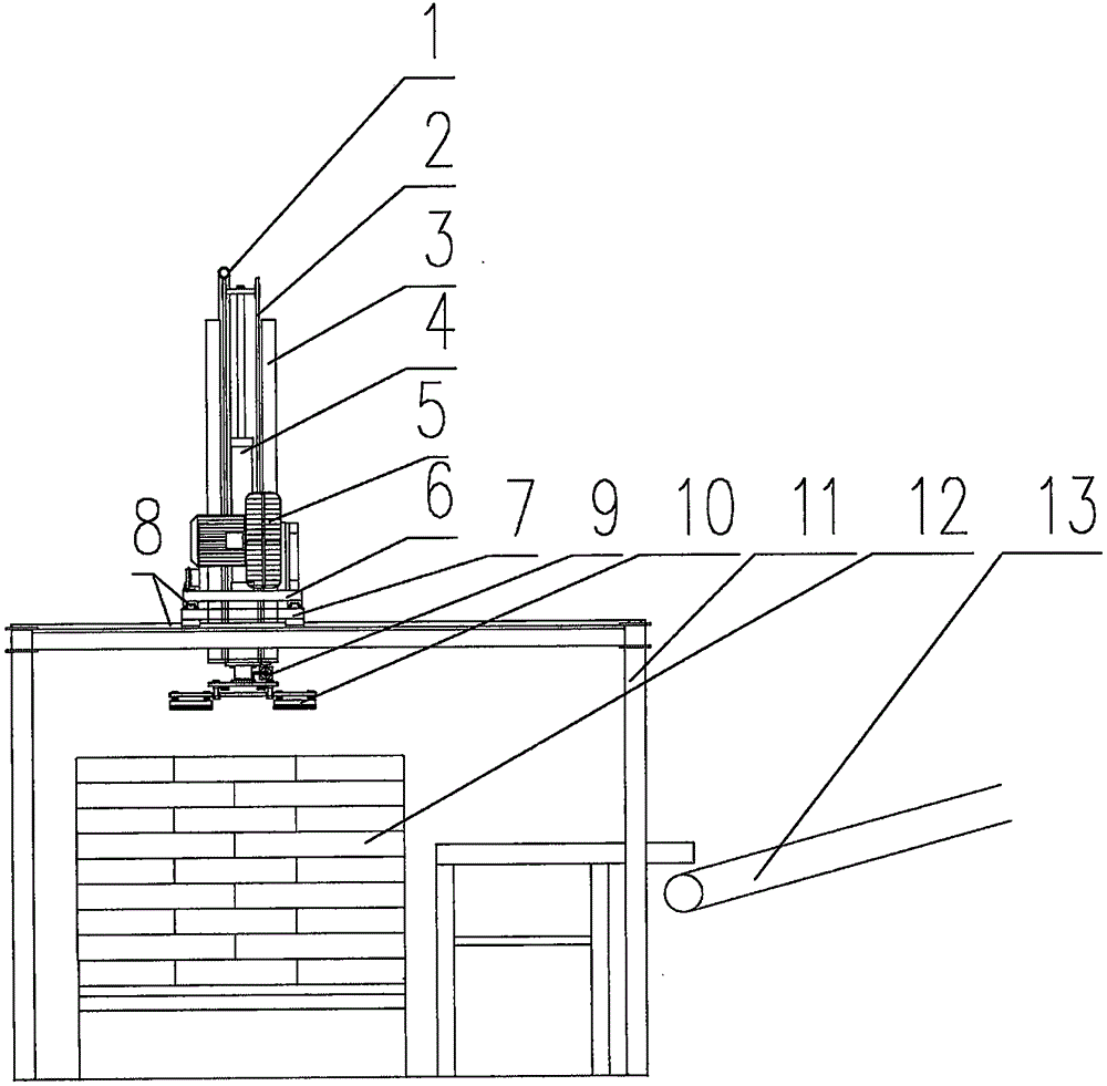 Suction cup for woven bag and unstacker with suction cup