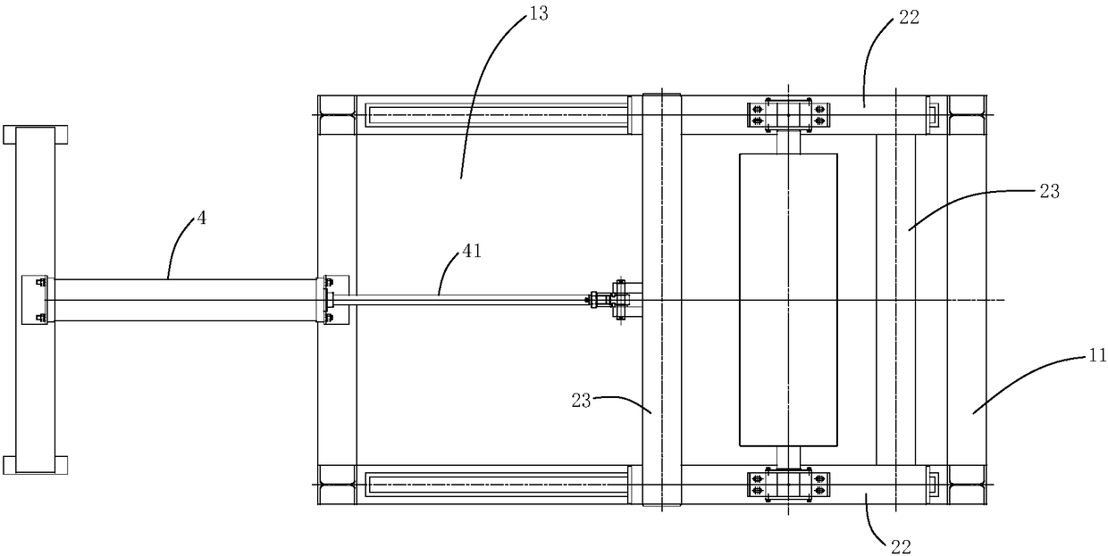 Tension stabilizing device and tension stabilization control method in horizontal floating mode