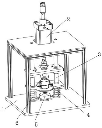 Extrusion device for mechanical part machining