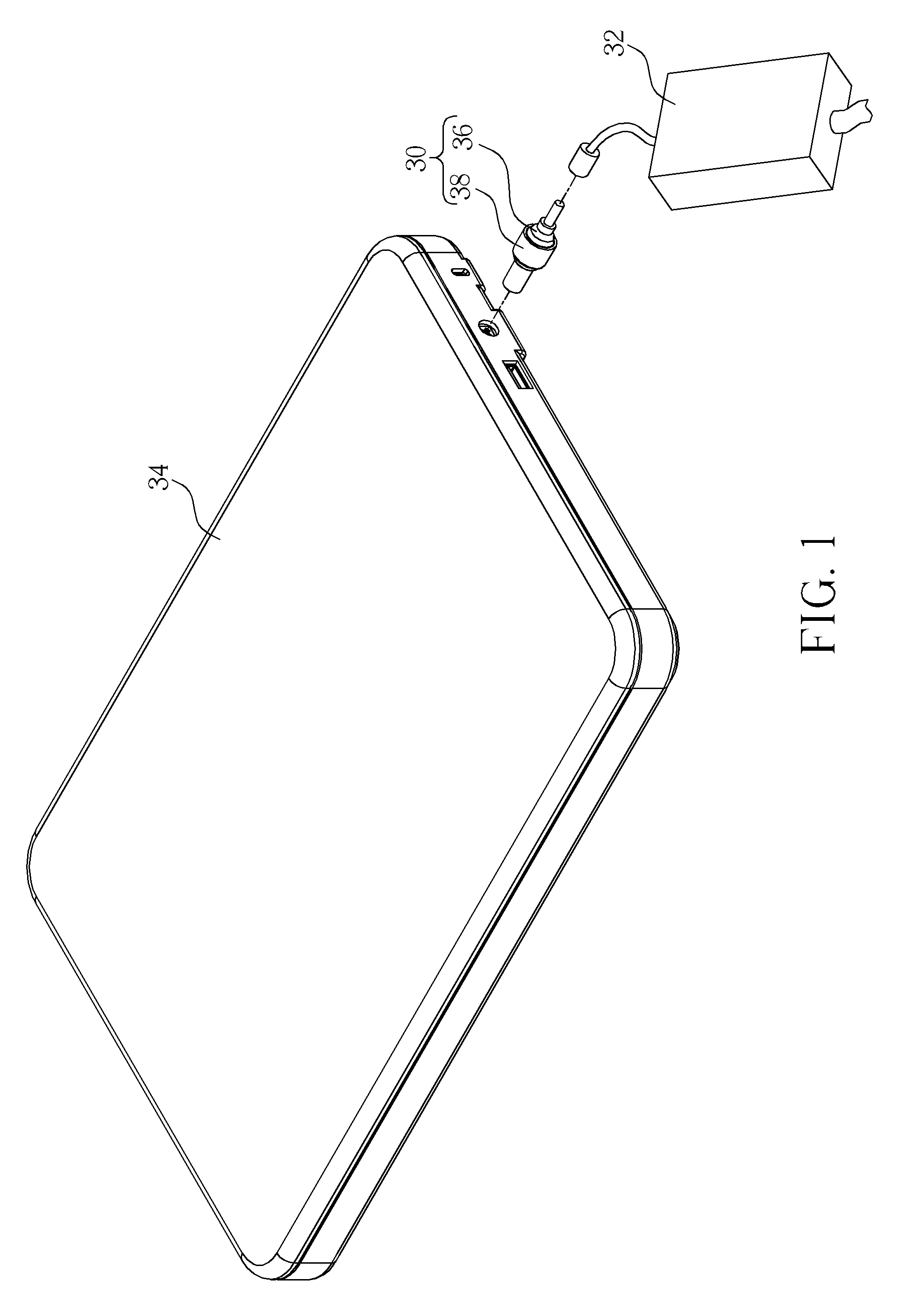 Plug assembly adapted to an adapter and a computer device