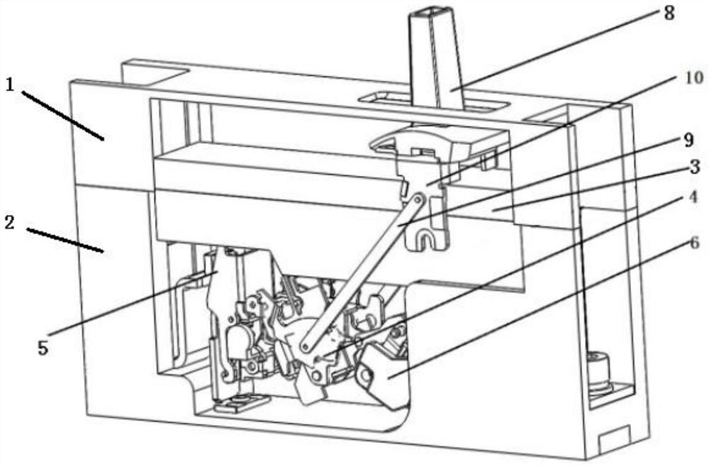 Layout structure of current limiting switch