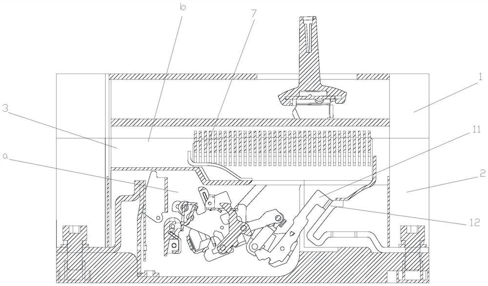 Layout structure of current limiting switch