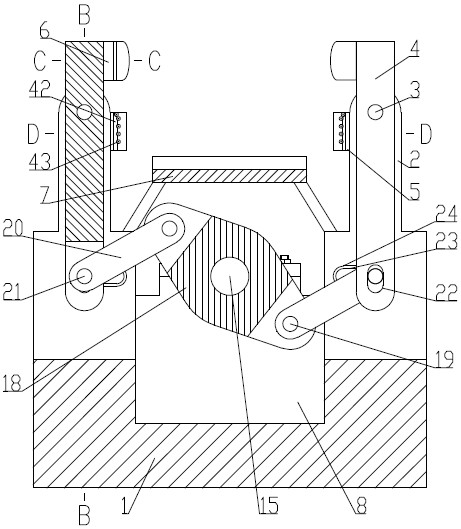 Computer display screen clamping device and operation method thereof