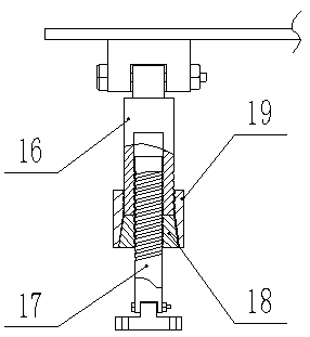 Bracket of monitoring case on power transmission pole tower based on Beidou satellite