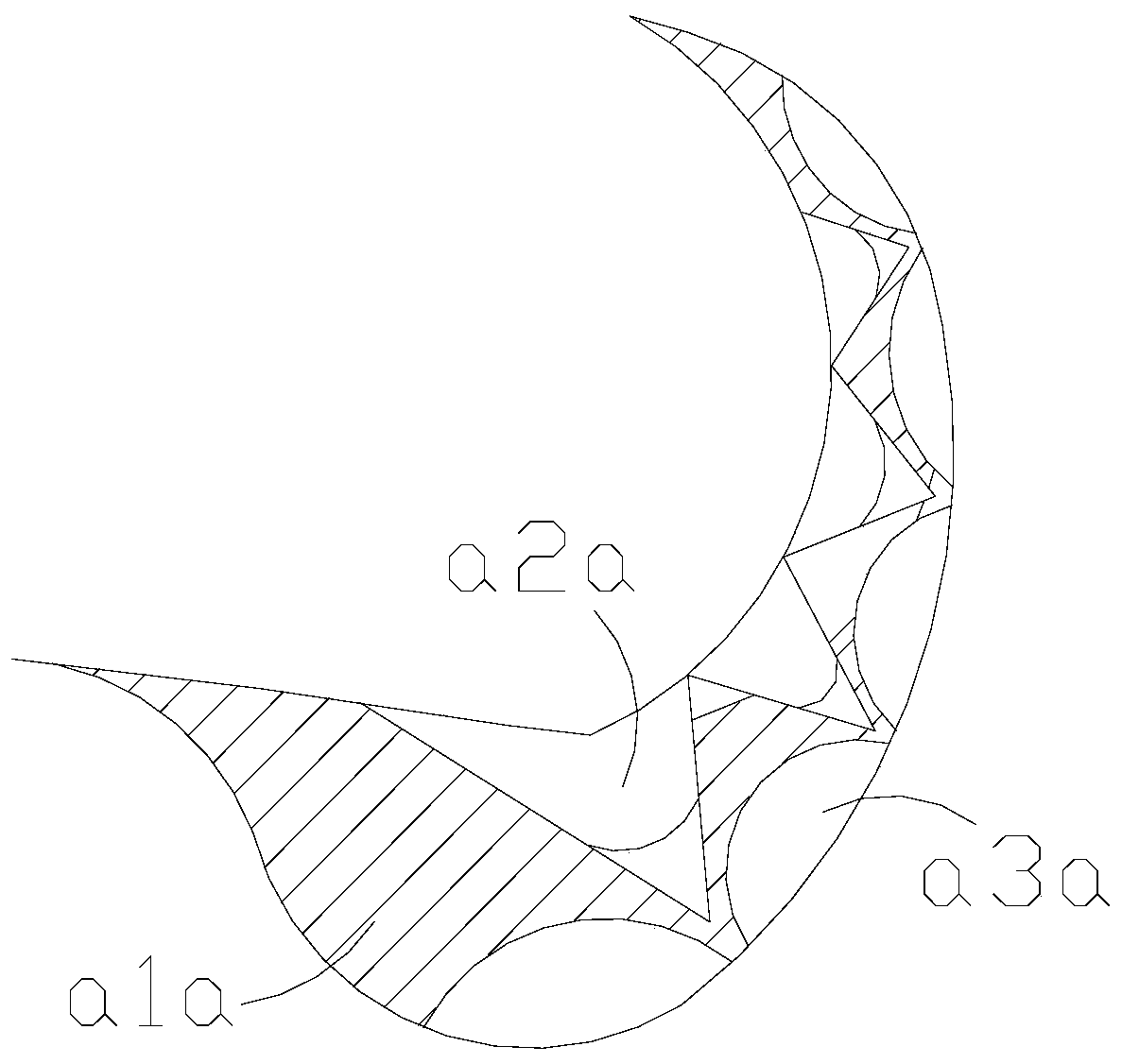 Polyethylene plastic submerged material impurity removing system