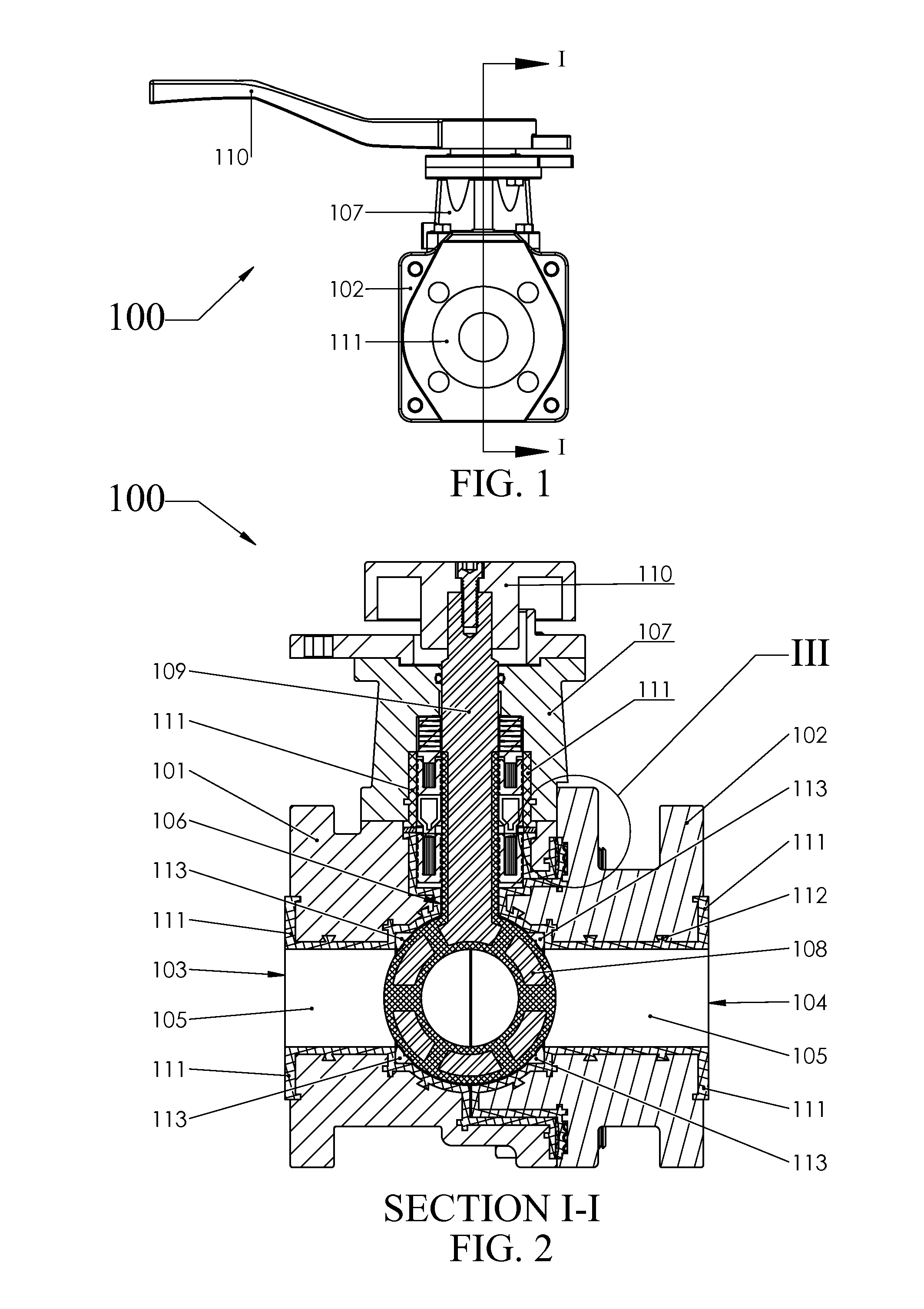 Valve and stem sealing assembly