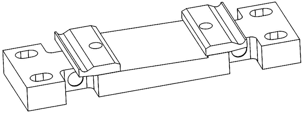 Frame type rail weighing sensor