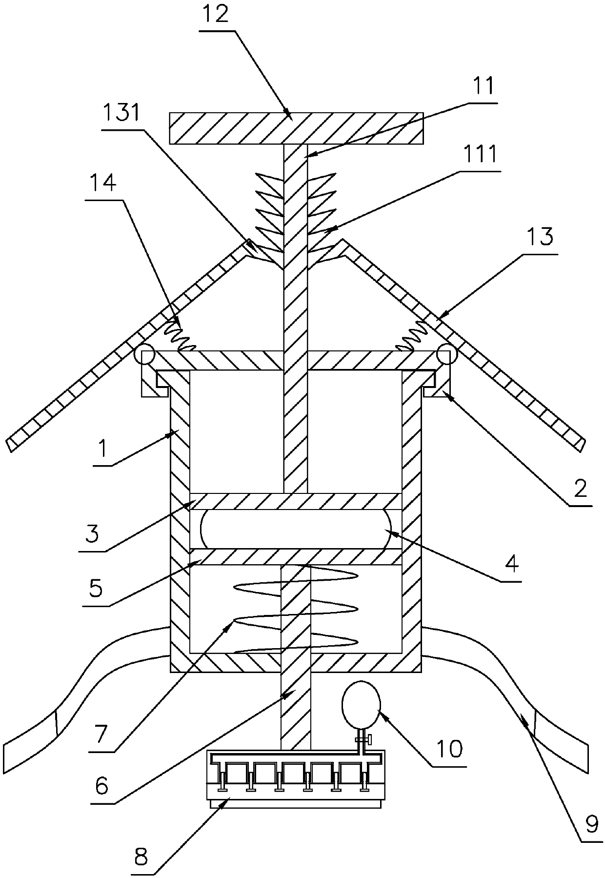 Cardiology-department compression nursing device