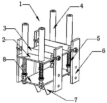 A shock absorber for automobile seats