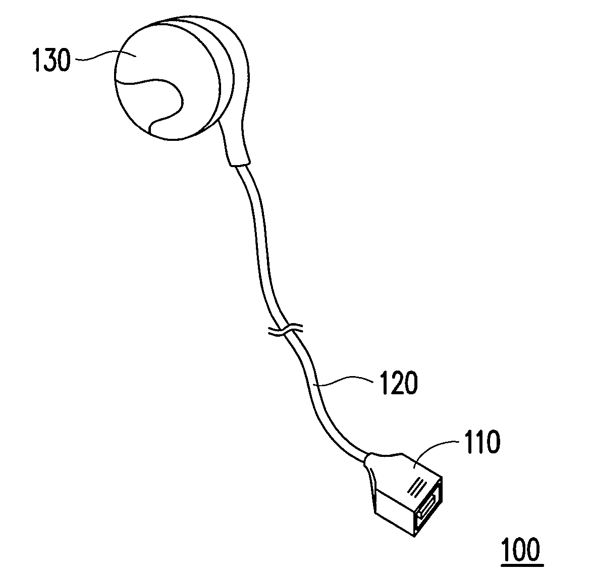 Headset antenna and connector for the same