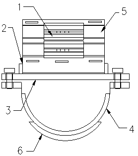 Automobile wire harness end docking device