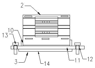 Automobile wire harness end docking device