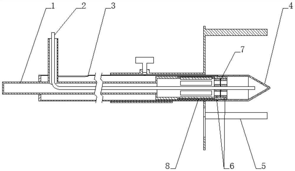 Soil solution collecting device