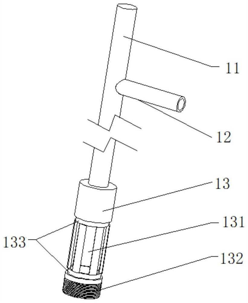 Soil solution collecting device