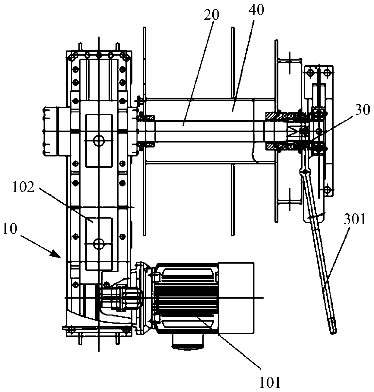 Winch bushing temperature measurement device