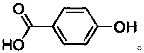 Extracting method and application of p-hydroxybenzoic acid