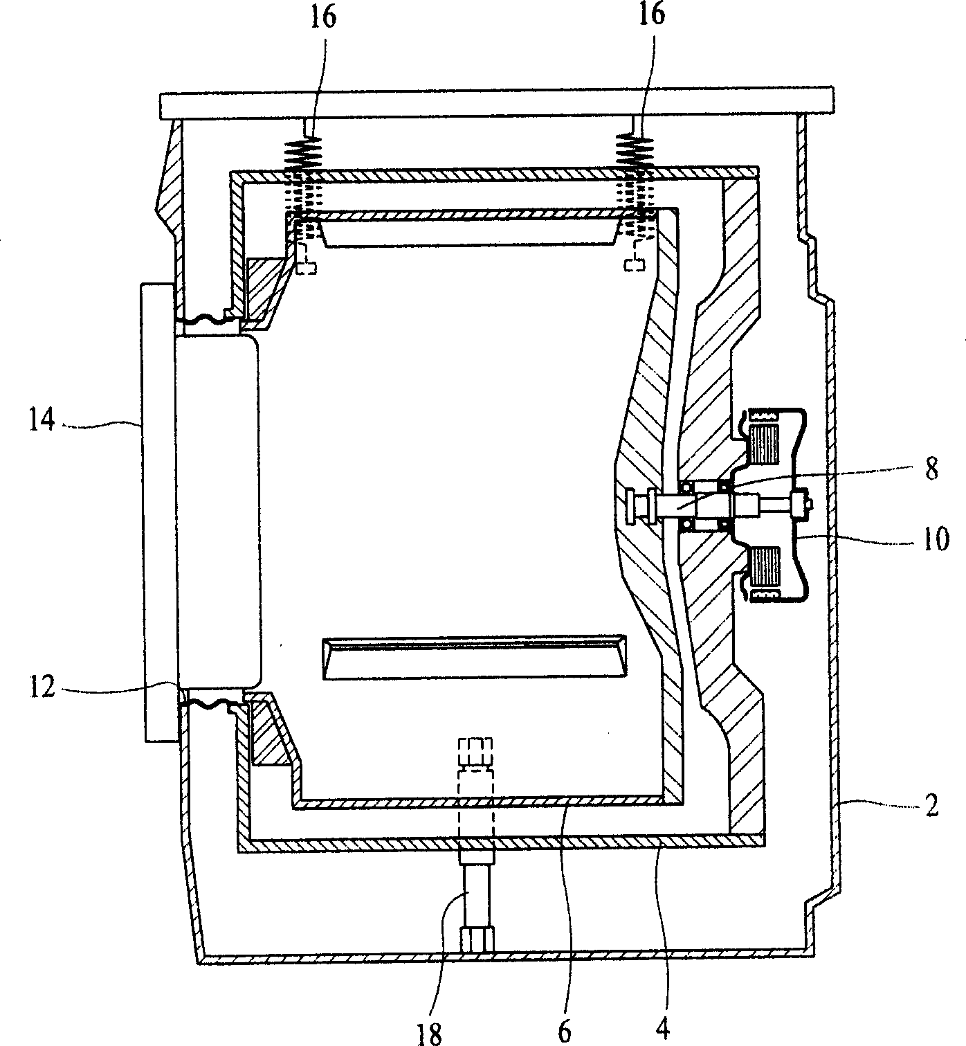 Shock absorber of washing machine