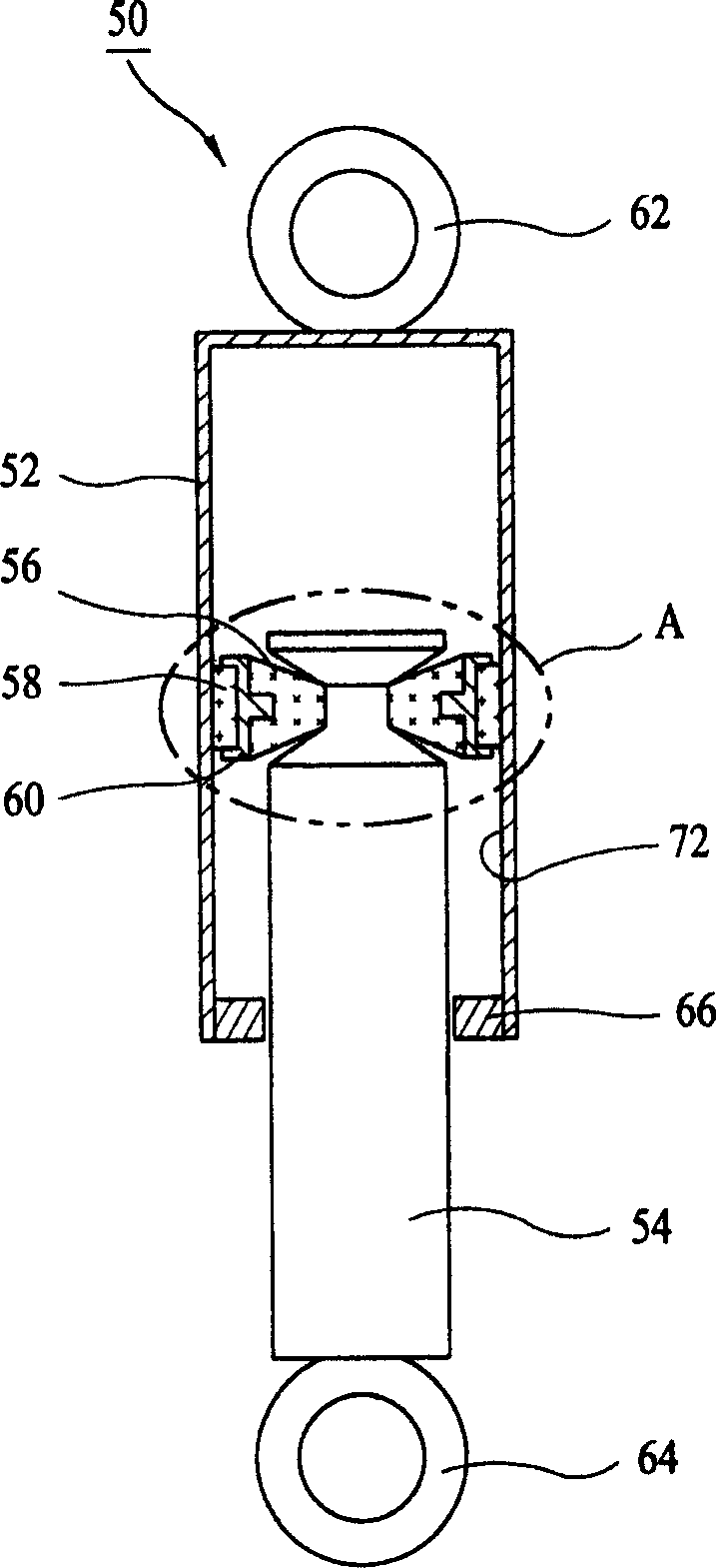 Shock absorber of washing machine