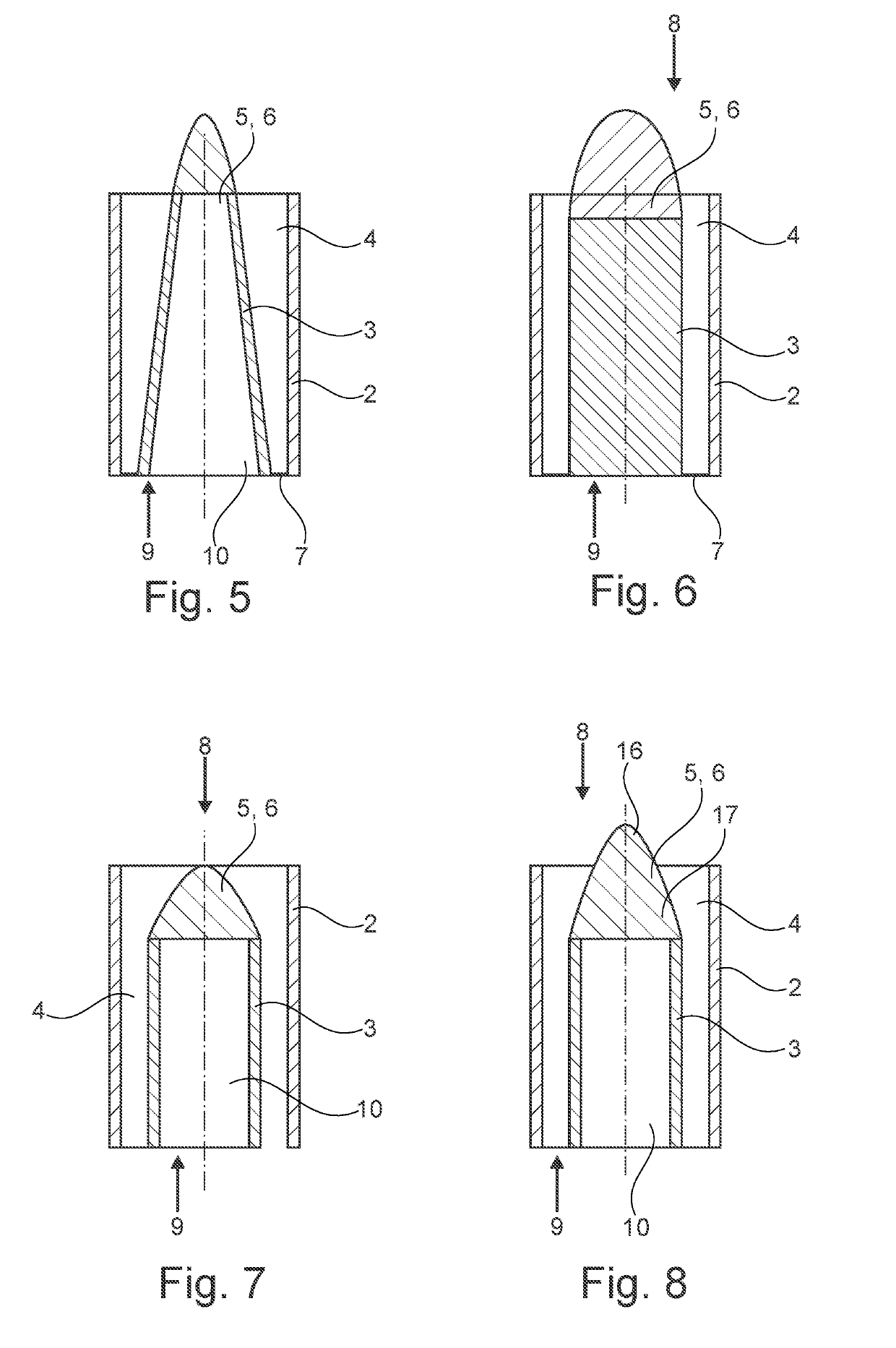 Divided flow guiding device, kit comprising base body and end piece of a flow guiding device, filter unit and method for cleaning